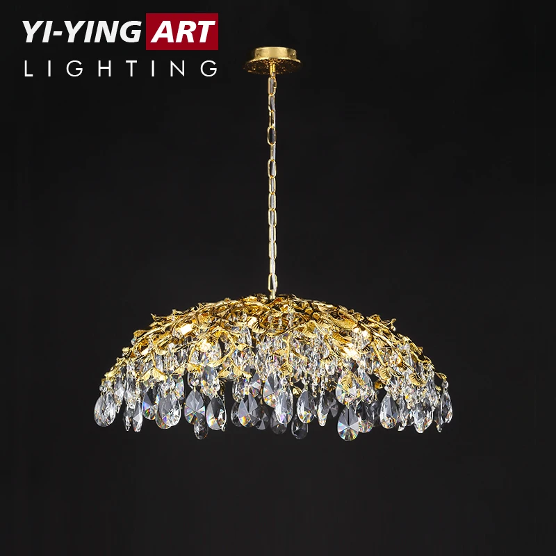 French crystal chandelier living room light luxury style bedroom dining room light modern aluminum tree shaped chandelier
French crystal chandelier living room light luxury style bedroom dining room light modern aluminum tree shaped chandelier