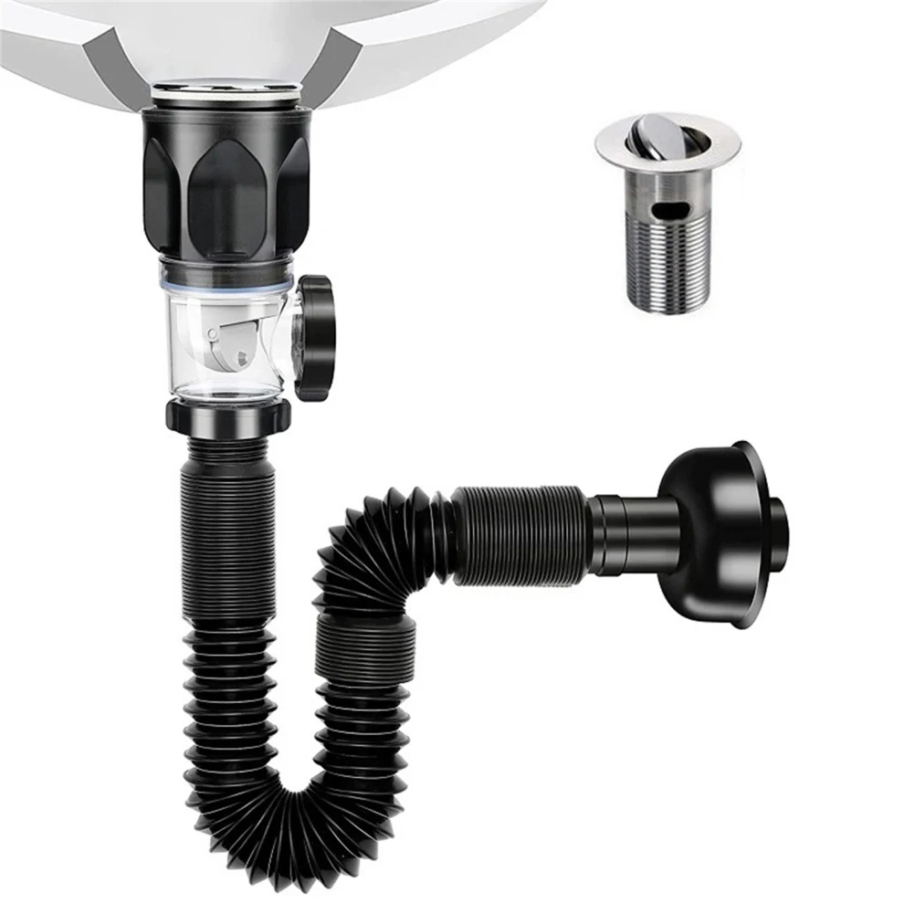 Kitchen Sink Drain Pipe Leakproof Stretchable Anti Clogging Anti Odor Design Easy Installation Flexible Bathroom Accessories
Kitchen Sink Drain Pipe Leakproof Stretchable Anti Clogging Anti Odor Design Easy Installation Flexible Bathroom Accessories