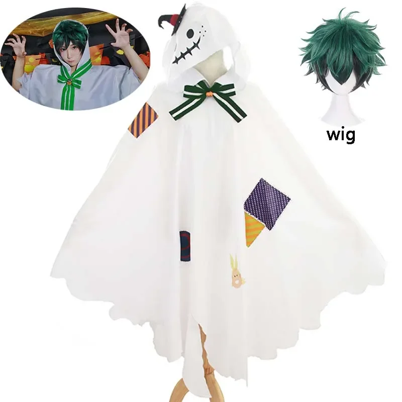 Boku No Hero Academia My Hero Academia Midoriya Izuku Halloween Hallowmas Cloak Cape Tops Uniform Outfit Cosplay Costume And Wig
Boku No Hero Academia My Hero Academia Midoriya Izuku Halloween Hallowmas Cloak Cape Tops Uniform Outfit Cosplay Costume And Wig