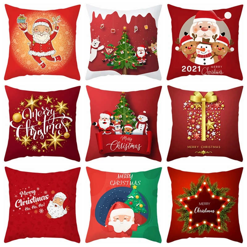 Father Christmas Cushion Cover Cartoon Letter Sofa Decor Home Geometric Pillowcase Christmas Tree Snows Pillow Cover G752
Father Christmas Cushion Cover Cartoon Letter Sofa Decor Home Geometric Pillowcase Christmas Tree Snows Pillow Cover G752