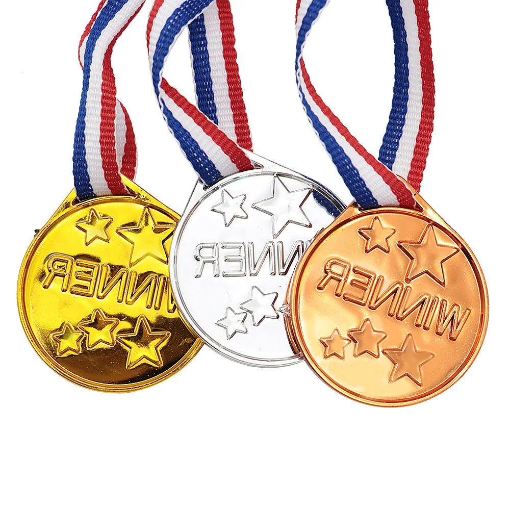 180Pcs Plastic Children Gold Winners Medals Kids Game Sports Prize Awards Toys Party Favor
180Pcs Plastic Children Gold Winners Medals Kids Game Sports Prize Awards Toys Party Favor