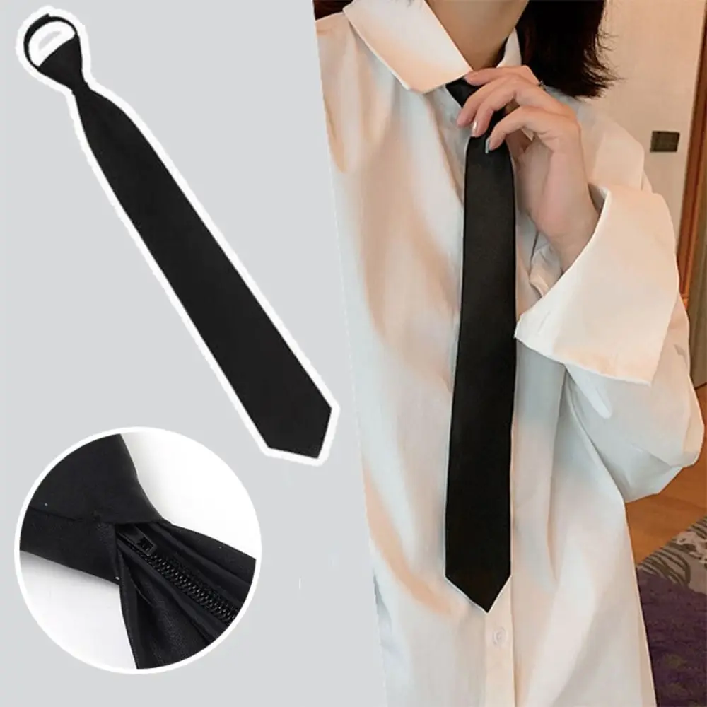 Unisex Uniform Black Tie 2023 Matte Clip on Suit Zipper Neckties No-tie Simple Lazy Neck Ties Men
Unisex Uniform Black Tie 2023 Matte Clip on Suit Zipper Neckties No-tie Simple Lazy Neck Ties Men