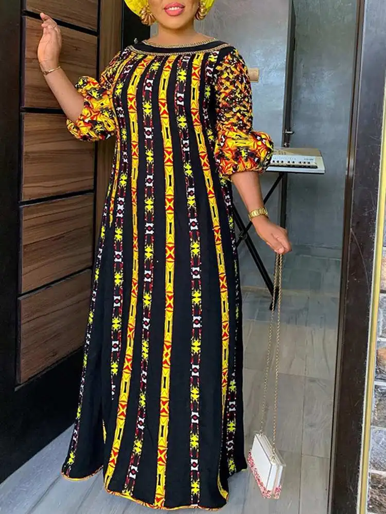 VONDA Summer Maxi Dresses 2024 Women Vintage Printed Bohemian Maxi Long Sundress Casual Loose Lantern Sleeve Party Vestidos
VONDA Summer Maxi Dresses 2024 Women Vintage Printed Bohemian Maxi Long Sundress Casual Loose Lantern Sleeve Party Vestidos