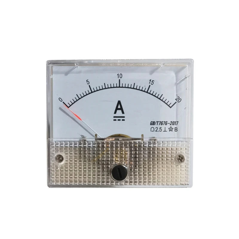 High Accuracy 85C1 Ammeter DC-Analog Meter Panel Mechanical Pointer Type Level Header Instrument Measuring Range 1A-500A
High Accuracy 85C1 Ammeter DC-Analog Meter Panel Mechanical Pointer Type Level Header Instrument Measuring Range 1A-500A