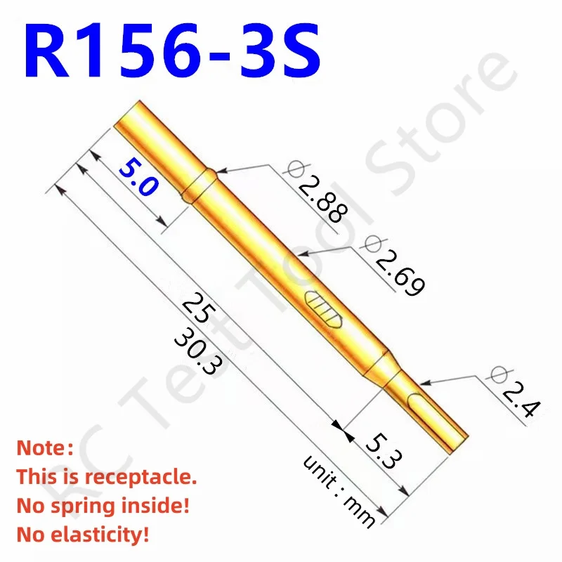Тестовая ШТЫРЬКОВАЯ розетка R156-3S, тестовая игольчатая втулка для зонда, длина 30 мм, диаметр 2,69 мм, игла для обнаружения Пружины сиденья, металлическая тестовая игла
Тестовая ШТЫРЬКОВАЯ розетка R156-3S, тестовая игольчатая втулка для зонда, длина 30 мм, диаметр 2,69 мм, игла для обнаружения Пружины сиденья, металлическая тестовая игла