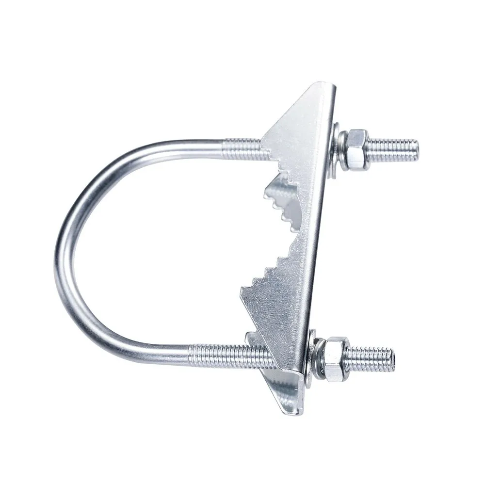 U Shape Clip Clamp U-bolts Metal (Iron) Silver Tone Heavy Duty Kit Mast Mounting 2 Pcs For Mast/ Tube/ Pipes/pole
U Shape Clip Clamp U-bolts Metal (Iron) Silver Tone Heavy Duty Kit Mast Mounting 2 Pcs For Mast/ Tube/ Pipes/pole