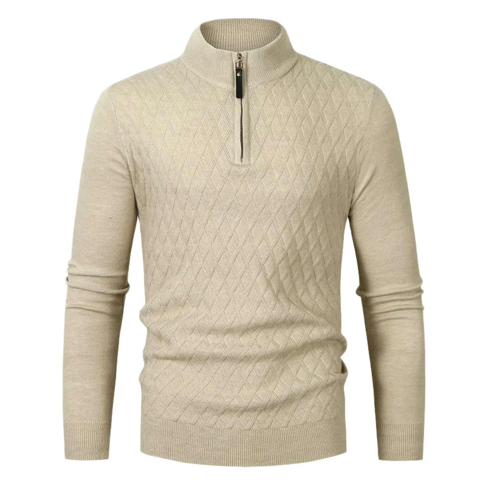 Solid Color Zipper Sweaters Simple Sweater Fashion Pullover Trend Men's Sweater Streetwear Sueteres Hombre Dailywear Jumper
Solid Color Zipper Sweaters Simple Sweater Fashion Pullover Trend Men's Sweater Streetwear Sueteres Hombre Dailywear Jumper