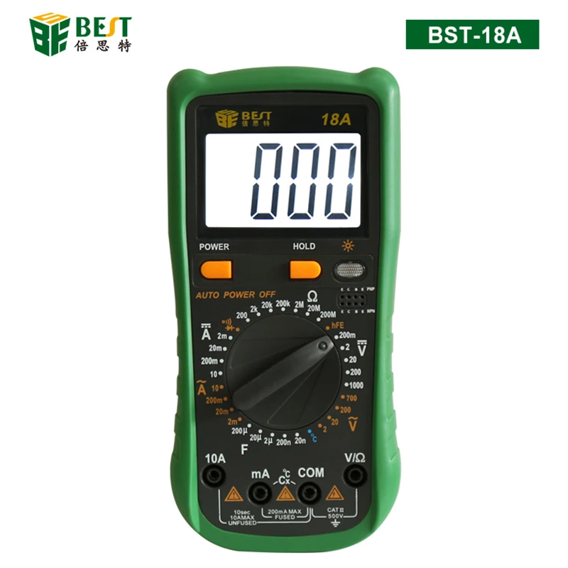 Newest Digital Multimeter AC/DC Ammeter Volt Ohm Tester Meter Multimetro With Thermocouple LCD Backlight Portable
Newest Digital Multimeter AC/DC Ammeter Volt Ohm Tester Meter Multimetro With Thermocouple LCD Backlight Portable