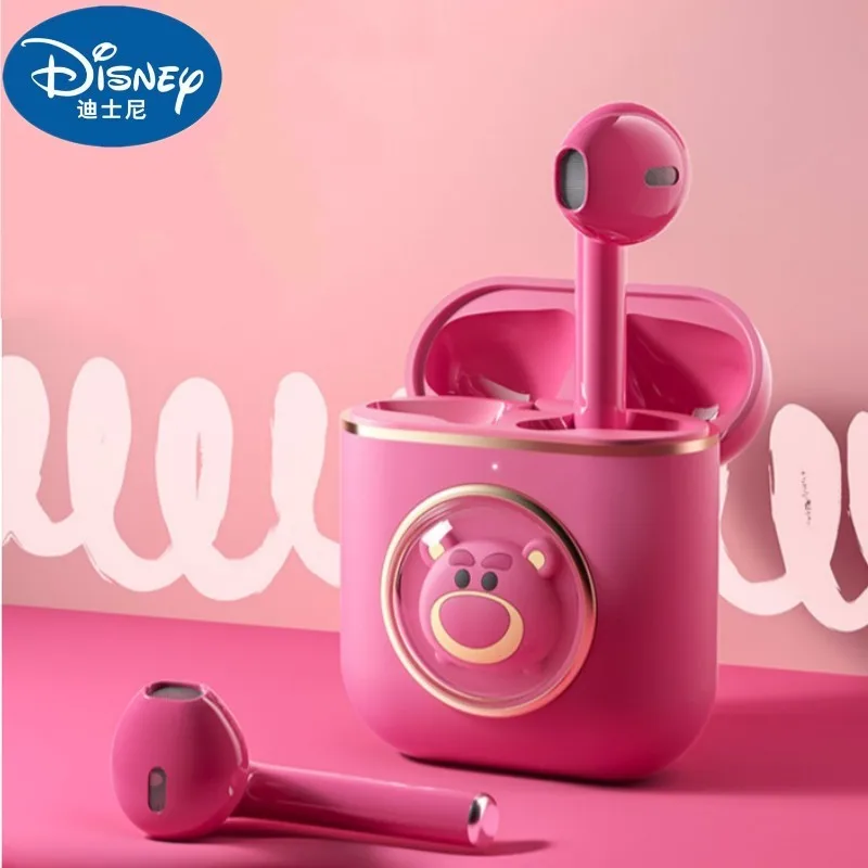 

Genuine Disney Mickey Minnie Winnie Bear Lotso Co Branded Bluetooth Headset Wireless Sports Gift Noise Reduction Half In Ear