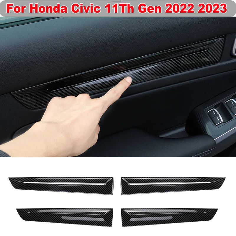 For Honda Civic 11Th Gen 2022 2023 Car Inner Door Panel Cover Trim Sticker Decorative Interior Accessories ABS Carbon Fiber Look
For Honda Civic 11Th Gen 2022 2023 Car Inner Door Panel Cover Trim Sticker Decorative Interior Accessories ABS Carbon Fiber Look