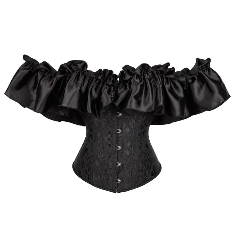 Women Top Lace Shapewear Body Shaping Corset Slash Neck Sleeveless Backless Waist Protection Court Nightclub Bustier 2023 Summer
Women Top Lace Shapewear Body Shaping Corset Slash Neck Sleeveless Backless Waist Protection Court Nightclub Bustier 2023 Summer