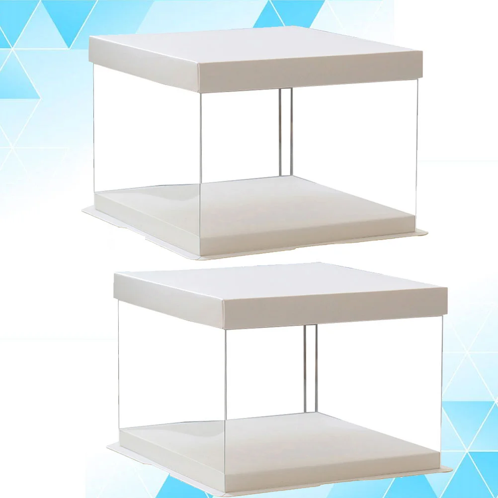 2pcs Clear Cake Box Carrier Cake Carrier Container Transparent Bakery Packaging Boxes with Lid for Birthday Wedding Anniversary
2pcs Clear Cake Box Carrier Cake Carrier Container Transparent Bakery Packaging Boxes with Lid for Birthday Wedding Anniversary
