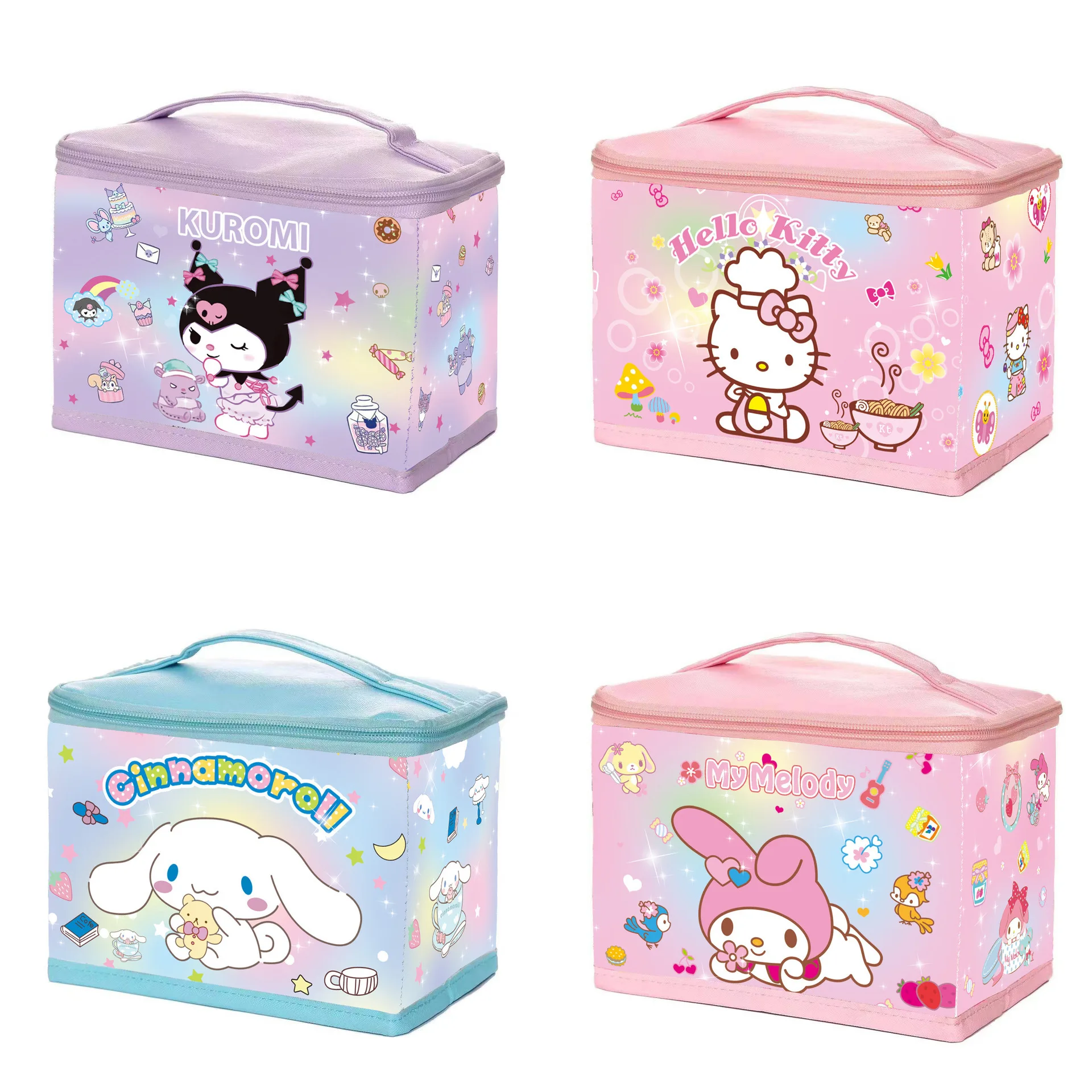 Kawaii Sanrio Kuromi Cinnamoroll Storage Box Portable Makeup Box Travel Handheld Cosmetics Storing Items Foldable Storage Box
Kawaii Sanrio Kuromi Cinnamoroll Storage Box Portable Makeup Box Travel Handheld Cosmetics Storing Items Foldable Storage Box