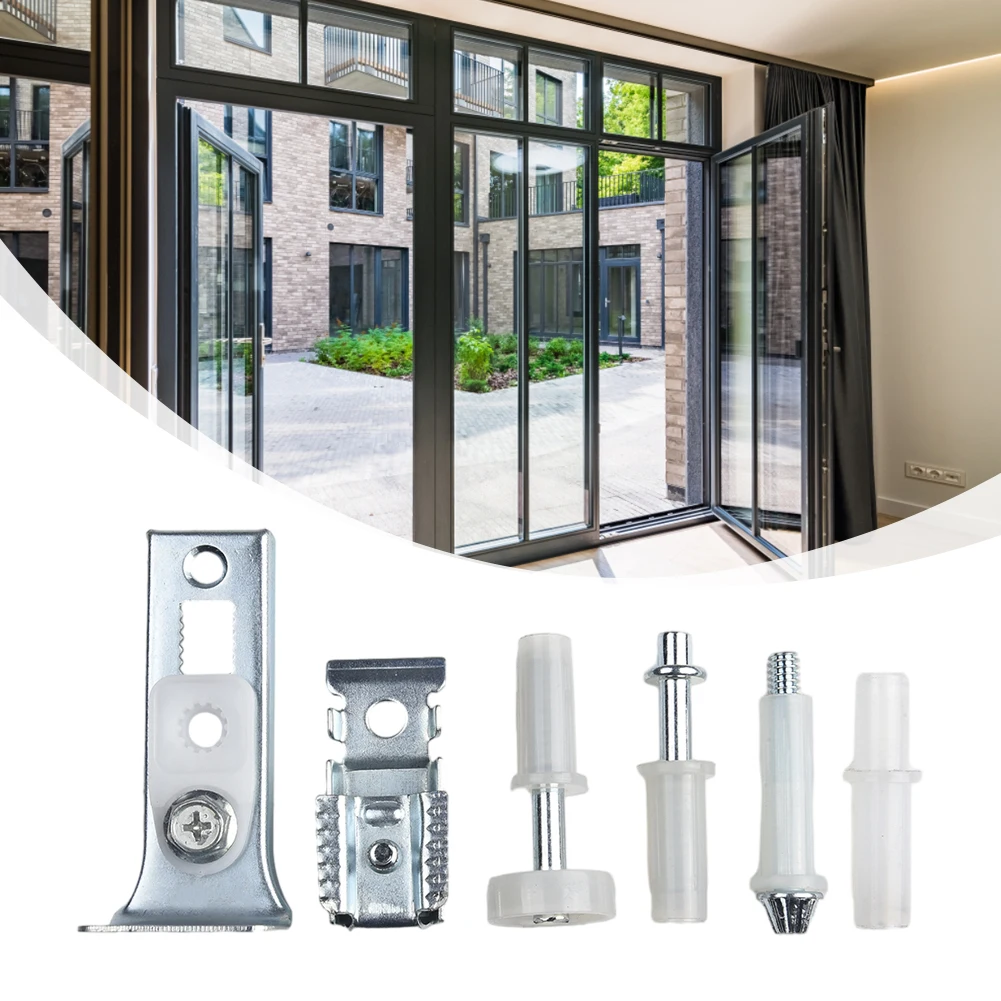 6Pcs Bi-Fold Door Hardware Repair Kit For 1\" To 1-3/8" Thick Doors Complete Fix Easy To Install Replacement Tools
6Pcs Bi-Fold Door Hardware Repair Kit For 1\" To 1-3/8" Thick Doors Complete Fix Easy To Install Replacement Tools