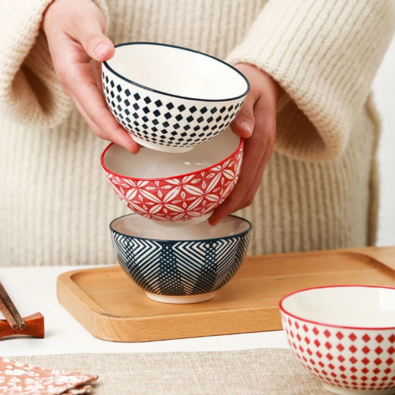 5 Pcs Japanese and Wind 4.5-inch Rice Bowl Ceramic Unglazed Anti-scalding Bowl European Simple Household Soup Bowl High-legged
5 Pcs Japanese and Wind 4.5-inch Rice Bowl Ceramic Unglazed Anti-scalding Bowl European Simple Household Soup Bowl High-legged