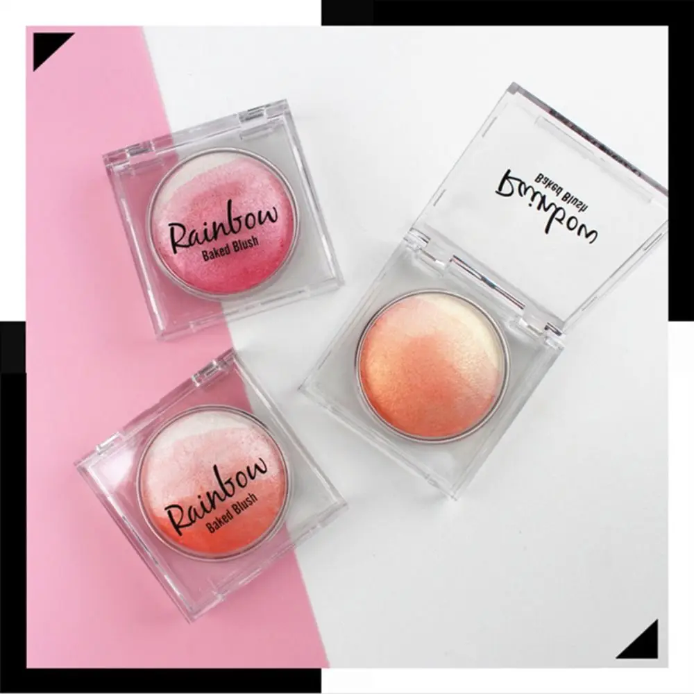 

Long Lasting Monochrome Blush Portable Easy to Use Smooth Natural Eyeshadow Cosmetic Tools Shimmer Cheek Rouge Cream Cheeks