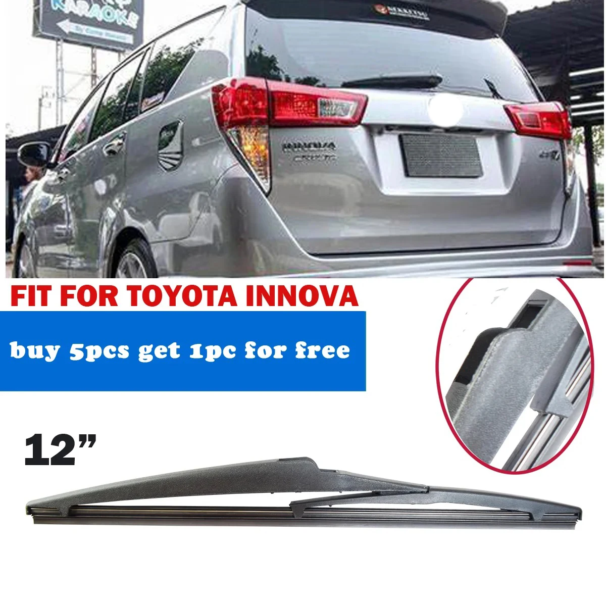 1PC for Toyota INNOVA 2007 Car Rear Wiper Blade 12" 310mm Windscreen Windshield Auto YC102008-INNOVA
1PC for Toyota INNOVA 2007 Car Rear Wiper Blade 12" 310mm Windscreen Windshield Auto YC102008-INNOVA