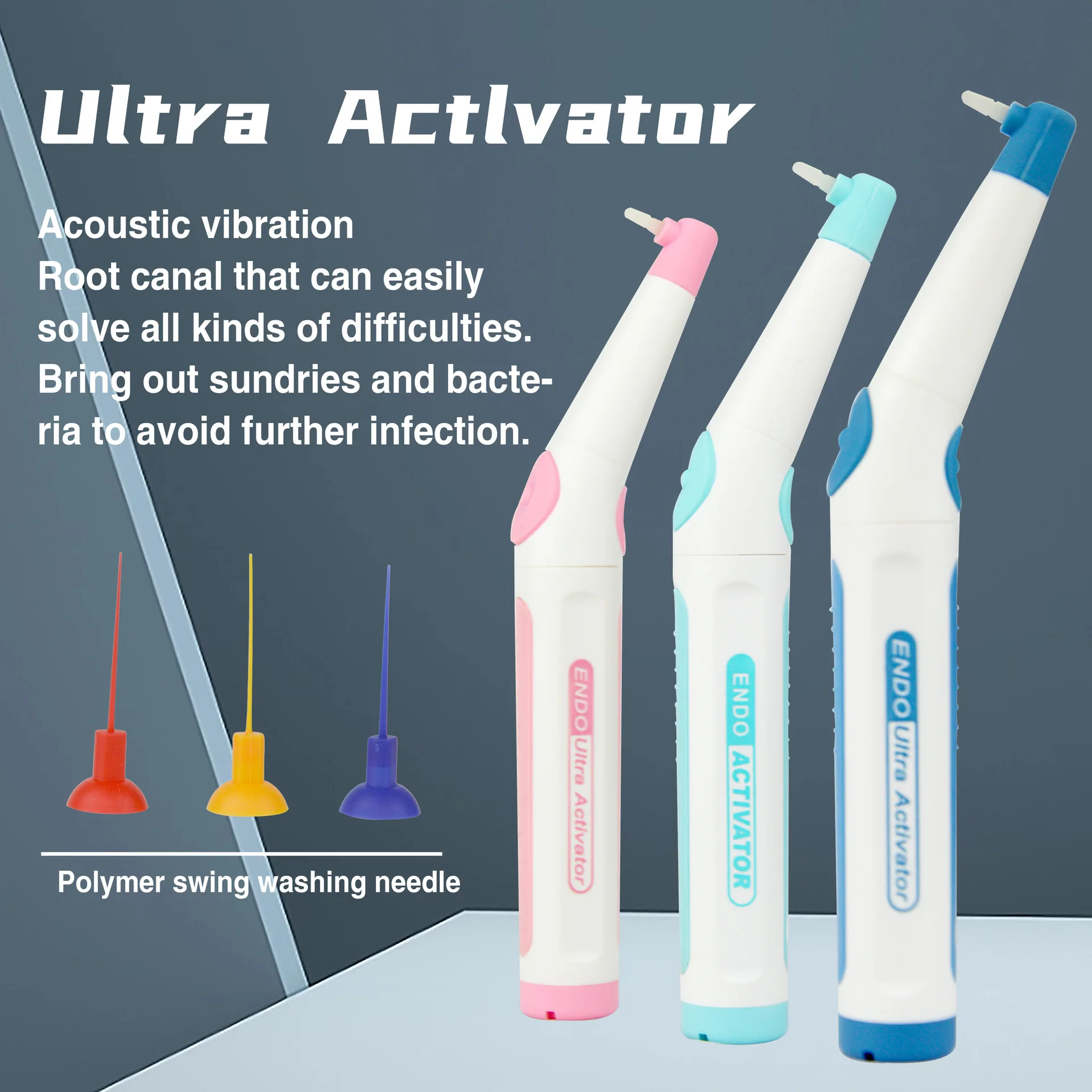 Root Canal Sonic Irrigator Activator With 120 Pcs tips Endo Files For Endodontic Cleaning And Irrigating New Dentistry Equipment
Root Canal Sonic Irrigator Activator With 120 Pcs tips Endo Files For Endodontic Cleaning And Irrigating New Dentistry Equipment