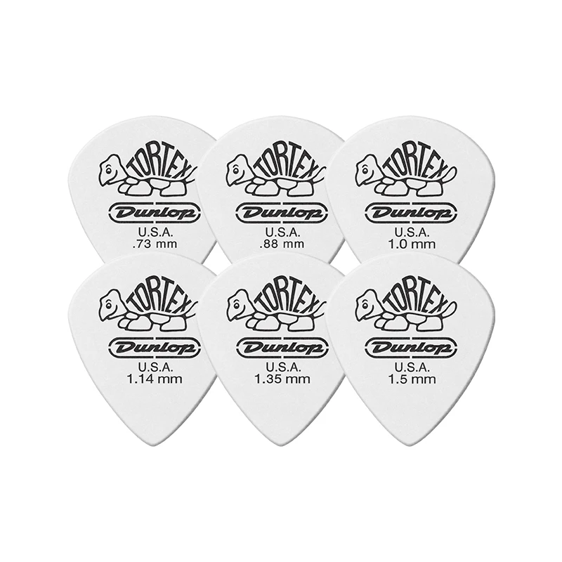 

Dunlop Guitar Picks Tortex White Jazz III Pick Plectrum Mediator 0.73/0.88/1.0/1.14/1.35/1.5 mm Guitar Accessories