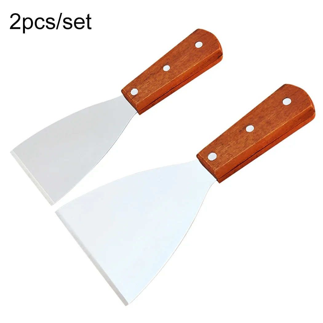 2 Pcs Frying Pans Baking Spatula Kitchen Essentials Gadget Tool Pancake Bbq Steak Spatulas Stainless Steel Shovels
2 Pcs Frying Pans Baking Spatula Kitchen Essentials Gadget Tool Pancake Bbq Steak Spatulas Stainless Steel Shovels