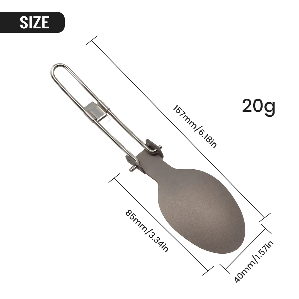 Spork Fork Folding Spoon Folded Flatware Cookware Corrosion Resistance Fork Spoon Titanium Backpacking Camping
Spork Fork Folding Spoon Folded Flatware Cookware Corrosion Resistance Fork Spoon Titanium Backpacking Camping