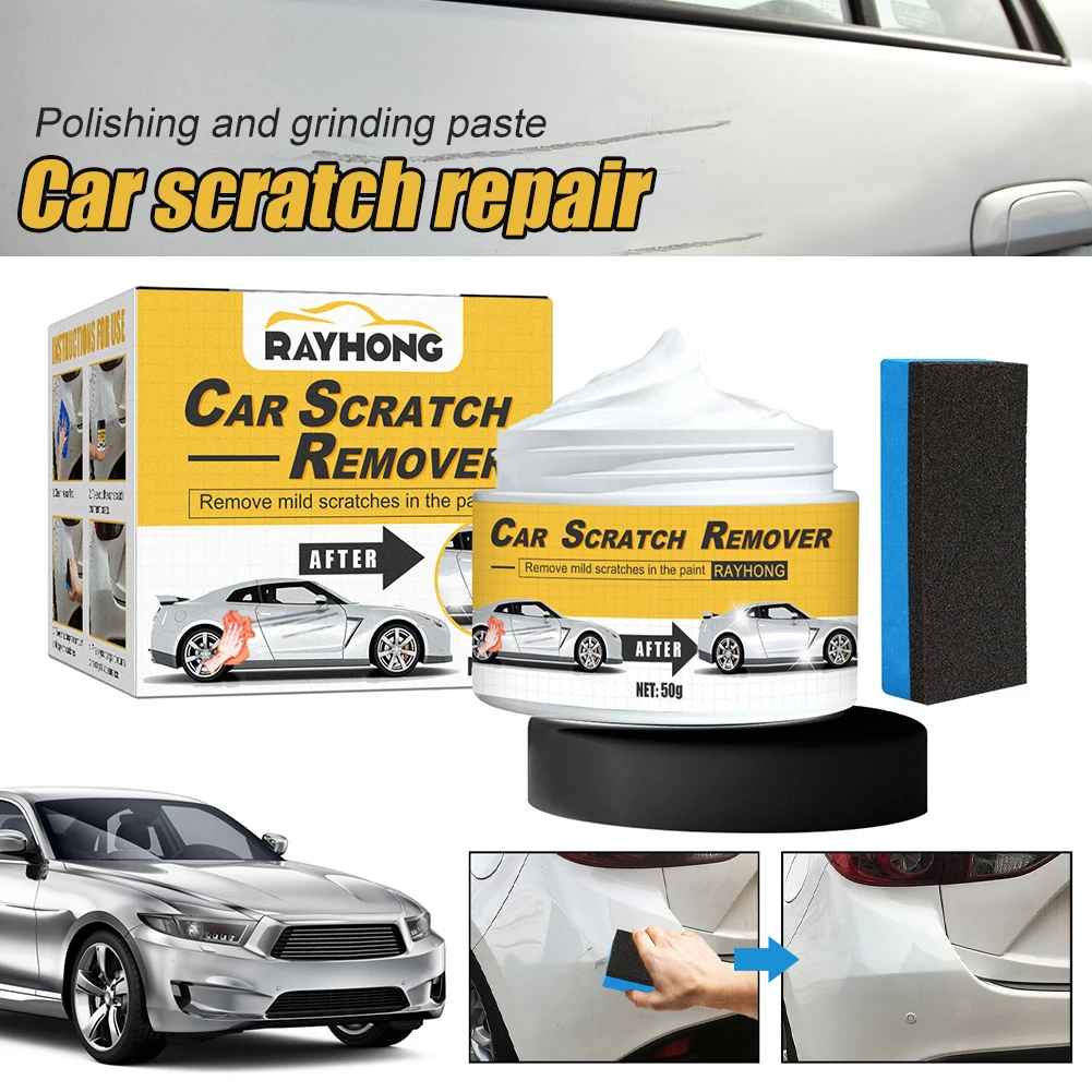 50ml Car Scratch Remover Paint Repair Polishing Auto Care Wax Anti Scratch Polishing Grinding Paste Paint Cleaner Accessories
50ml Car Scratch Remover Paint Repair Polishing Auto Care Wax Anti Scratch Polishing Grinding Paste Paint Cleaner Accessories