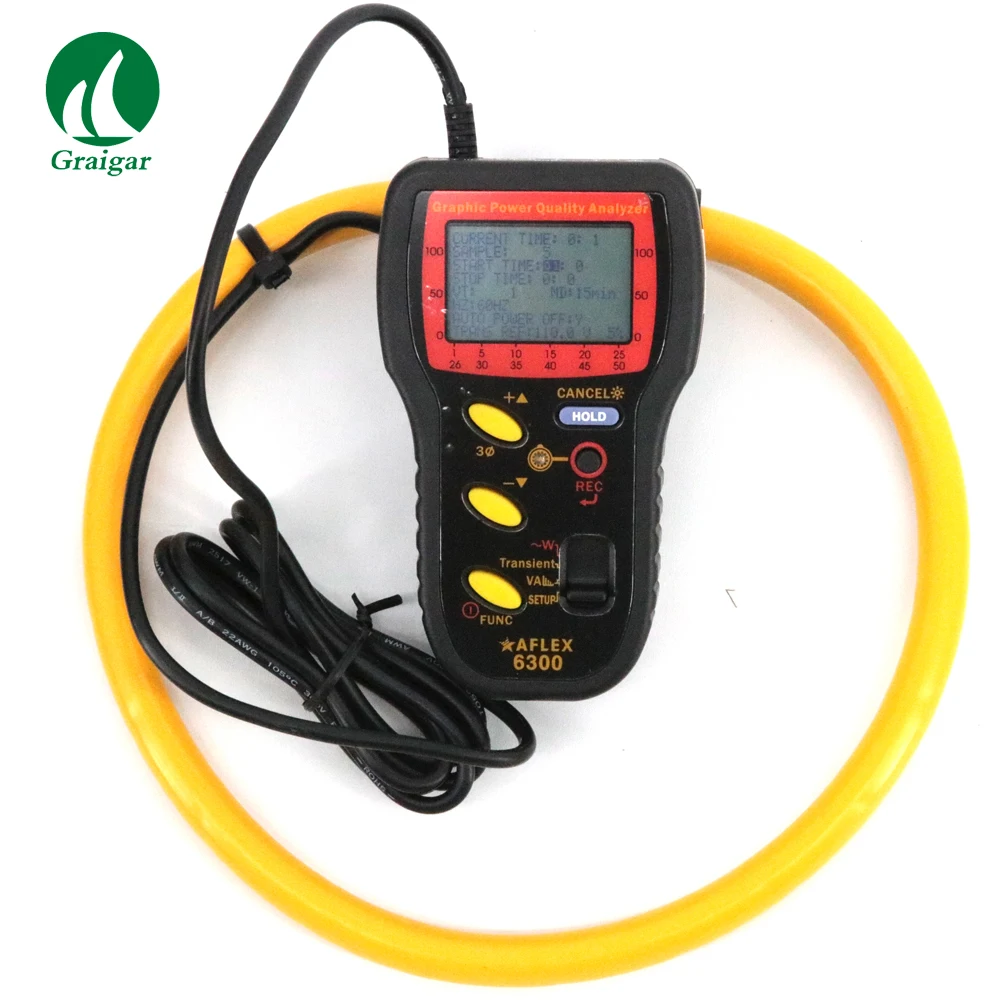 New AFLEX-6300 Graphic Power Quality Analyzer/Power Analyzer/Power Quality Analyzer
New AFLEX-6300 Graphic Power Quality Analyzer/Power Analyzer/Power Quality Analyzer