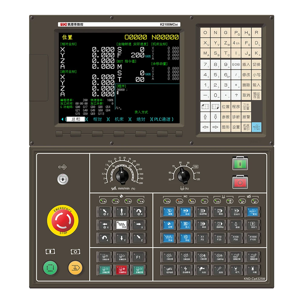 K2100MCi KND Serial servo bus KSSB CNC controller of milling machine Maximum number of axes 6 axis
K2100MCi KND Serial servo bus KSSB CNC controller of milling machine Maximum number of axes 6 axis