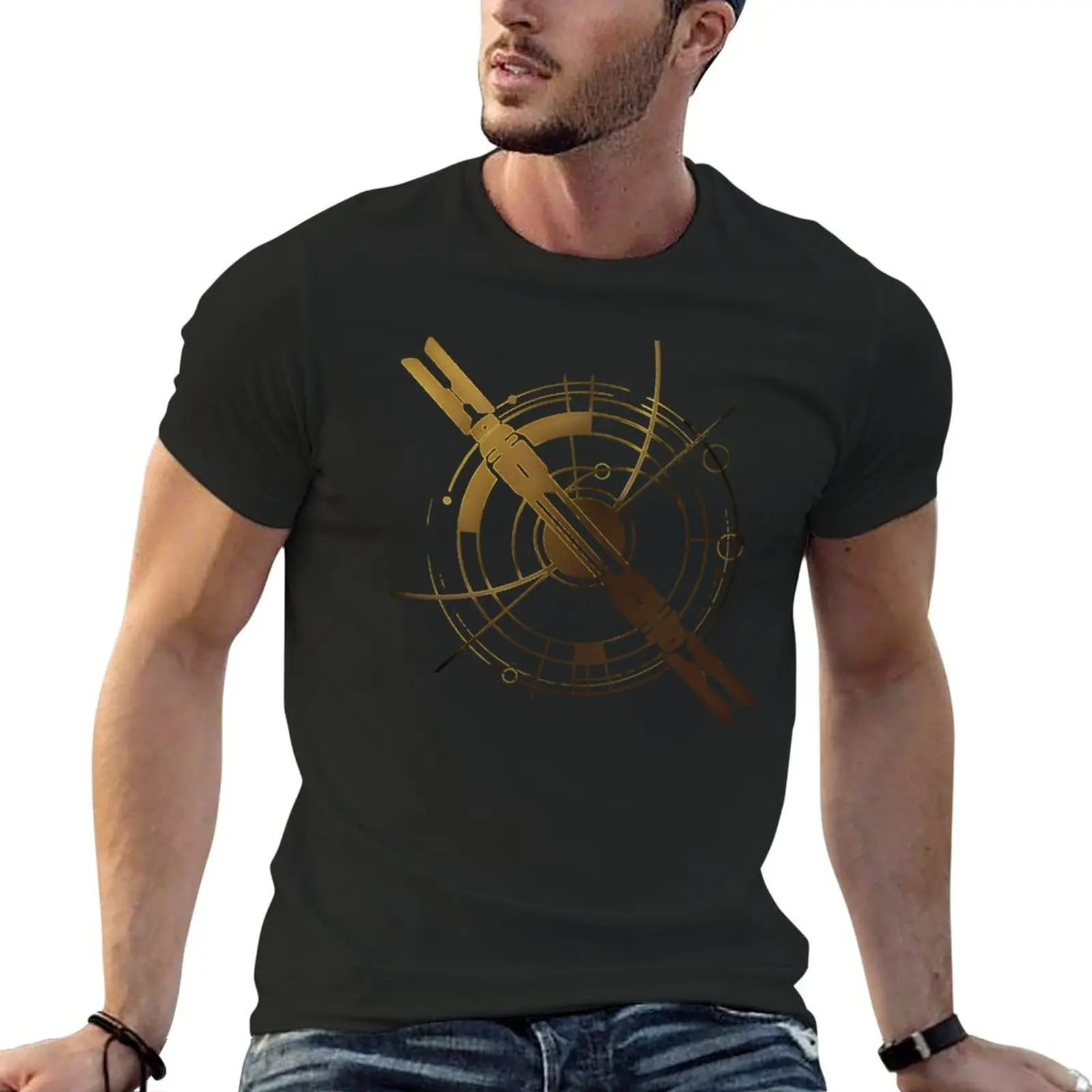 

New Cal Kestis Lightsaber design T-Shirt shirts graphic tees quick drying t-shirt tops mens plain t shirts