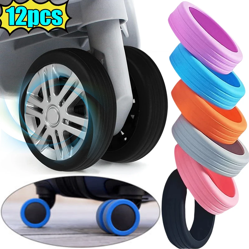Silicone Travel Luggage Caster Shoes with Silent Sound Suitcase Wheels Protection Cover Trolley Box Casters Cover Accessory
Silicone Travel Luggage Caster Shoes with Silent Sound Suitcase Wheels Protection Cover Trolley Box Casters Cover Accessory