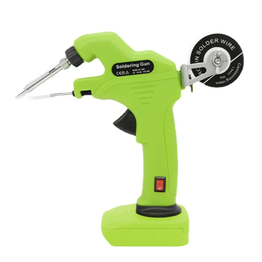 

Cordless Soldering Machine Electric Send Tin Tool Fast Thermal Soldering Iron Power Tools for Black Decker Battery Green