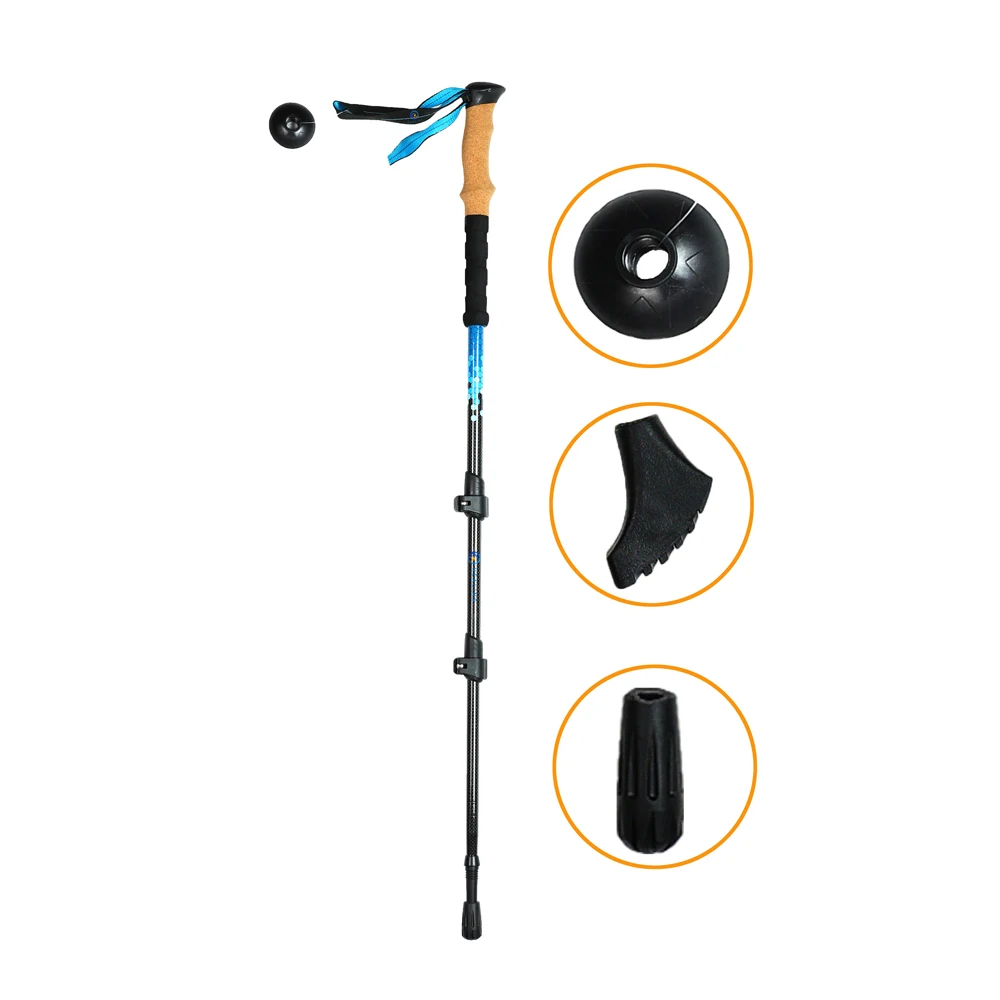 Telescopic Trekking Poles 3K Walking Stick Adjustable Trekking poles Outdoor Stick Carbon Fiber with Soft EVA Handle
Telescopic Trekking Poles 3K Walking Stick Adjustable Trekking poles Outdoor Stick Carbon Fiber with Soft EVA Handle