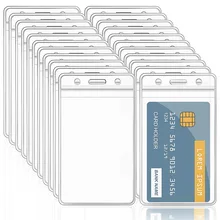 Transparent Soft Bank Credit Card Protector Case Waterproof Badge Holder for Launch Event Work Tag Credentials Pass Work ID Card
Transparent Soft Bank Credit Card Protector Case Waterproof Badge Holder for Launch Event Work Tag Credentials Pass Work ID Card