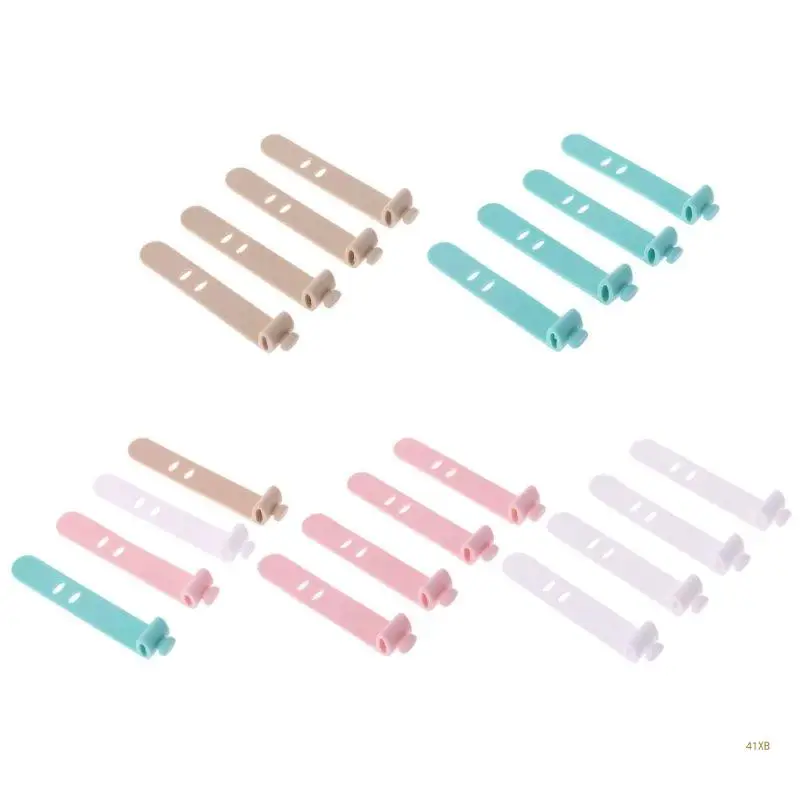 41XB 4pcs/set Silicone Strips Earphones Storage Tape Soft Wire Headphone USB Cable Ti
41XB 4pcs/set Silicone Strips Earphones Storage Tape Soft Wire Headphone USB Cable Ti