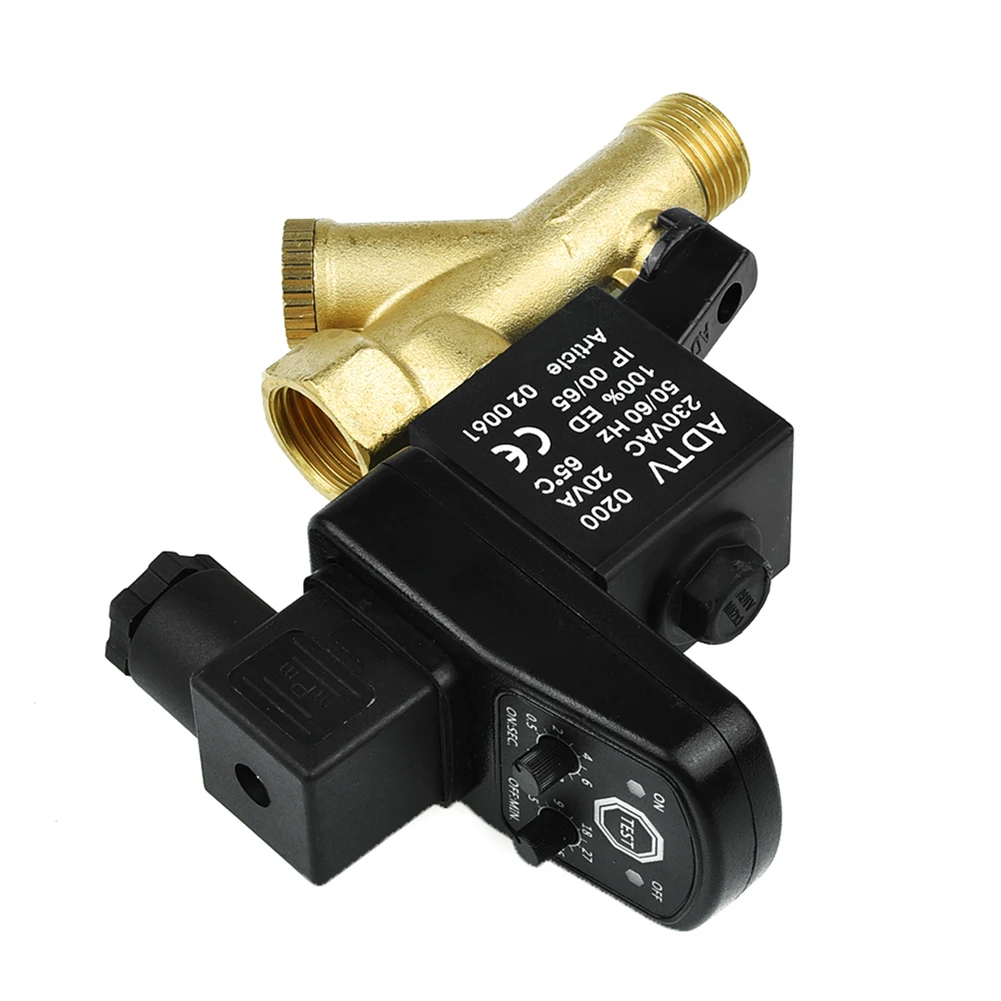 Electronic Drain Valve Air Compressor Filter Dry Air Storage Tank Drain Valve Electromechanical Valve AC 220V
Electronic Drain Valve Air Compressor Filter Dry Air Storage Tank Drain Valve Electromechanical Valve AC 220V