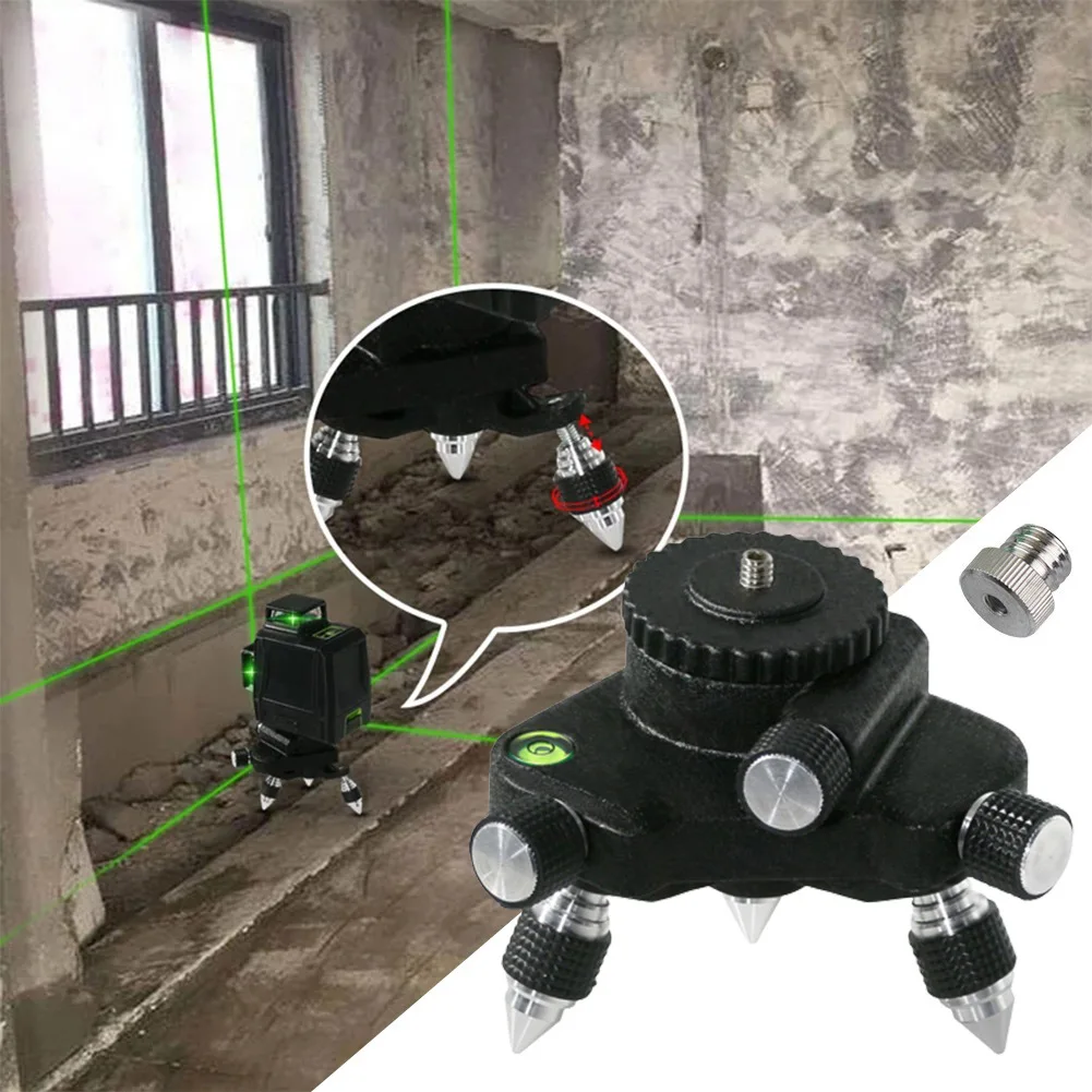 Level Base Adjustable Rotation Meter Tripod Bracket 1/4" Interface With Adapter For Level Meter Construction Home Decoration
Level Base Adjustable Rotation Meter Tripod Bracket 1/4" Interface With Adapter For Level Meter Construction Home Decoration