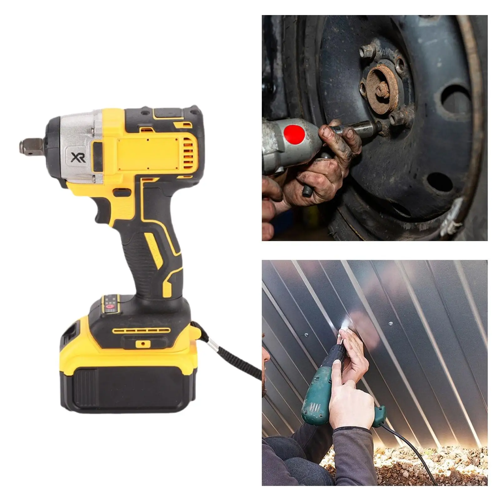 Power Impact Wrench Electrician Tools Electric Impact Driver 350nm for Auto Repair Car Tires Household Woodworking Construction
Power Impact Wrench Electrician Tools Electric Impact Driver 350nm for Auto Repair Car Tires Household Woodworking Construction