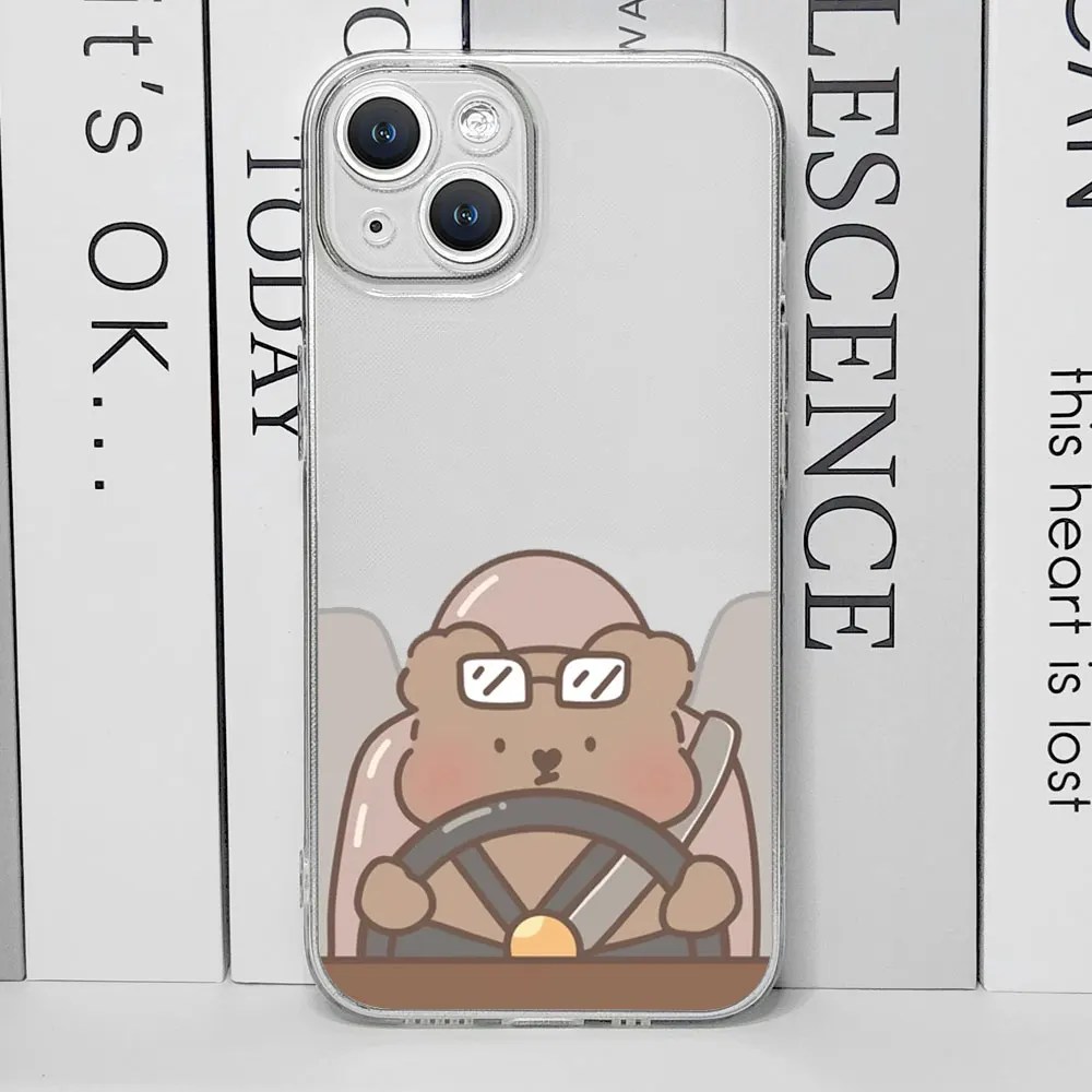 Funny Bunny Bear Lovers Couple Phone Case for IPhone 16 15 14 13 12 11 Pro Mini X XS MAX 7 8Plus Soft Paired Cover for IPhone 11 Funny Bunny Bear Lovers Couple Phone Case for IPhone 16 15 14 13 12 11 Pro Mini X XS MAX 7 8Plus Soft Paired Cover for IPhone 11