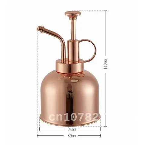 

300ml Stainless Steel Watering Pot Retro Gardening Potted Watering Cans For Watering Flower Plants Shower Garden Tool