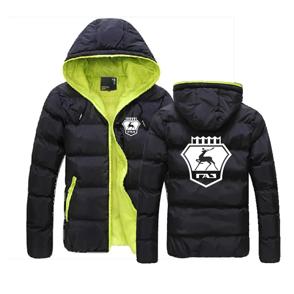 GAZ Gazelle 2024 Men's New Winter Color Block Zipper Hooded Cotton Jacket Comfortable Sweatshirts Long Sleeve Coat Slim Fit Tops
GAZ Gazelle 2024 Men's New Winter Color Block Zipper Hooded Cotton Jacket Comfortable Sweatshirts Long Sleeve Coat Slim Fit Tops