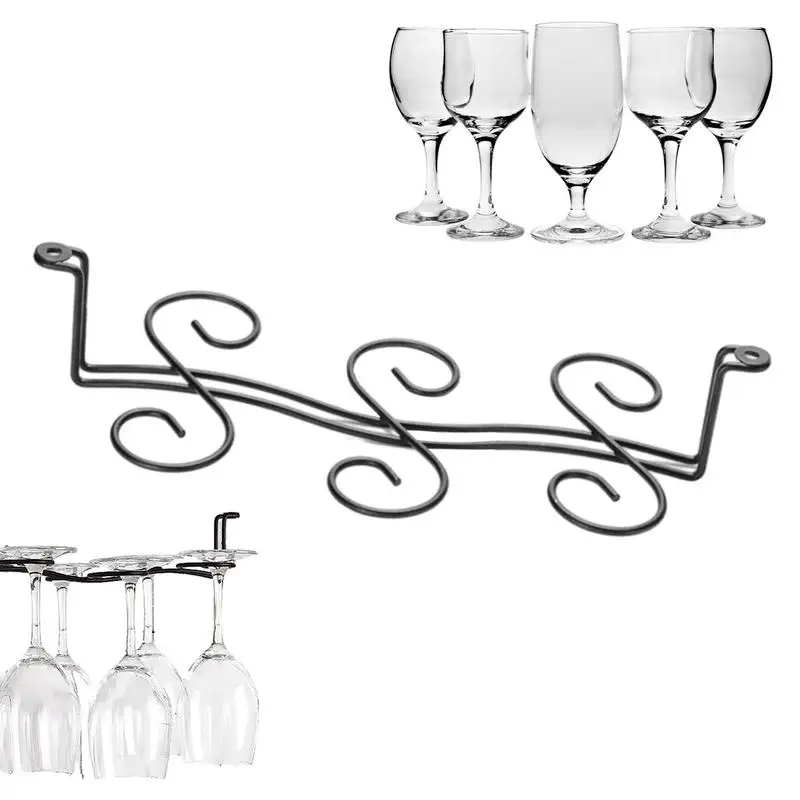 Wine Glass Hanger Rack Under Cabinet Wine Glass Holder Organizer Vintage Wine Glass Rack Upside-down Rack Household Kitchen Tool
Wine Glass Hanger Rack Under Cabinet Wine Glass Holder Organizer Vintage Wine Glass Rack Upside-down Rack Household Kitchen Tool