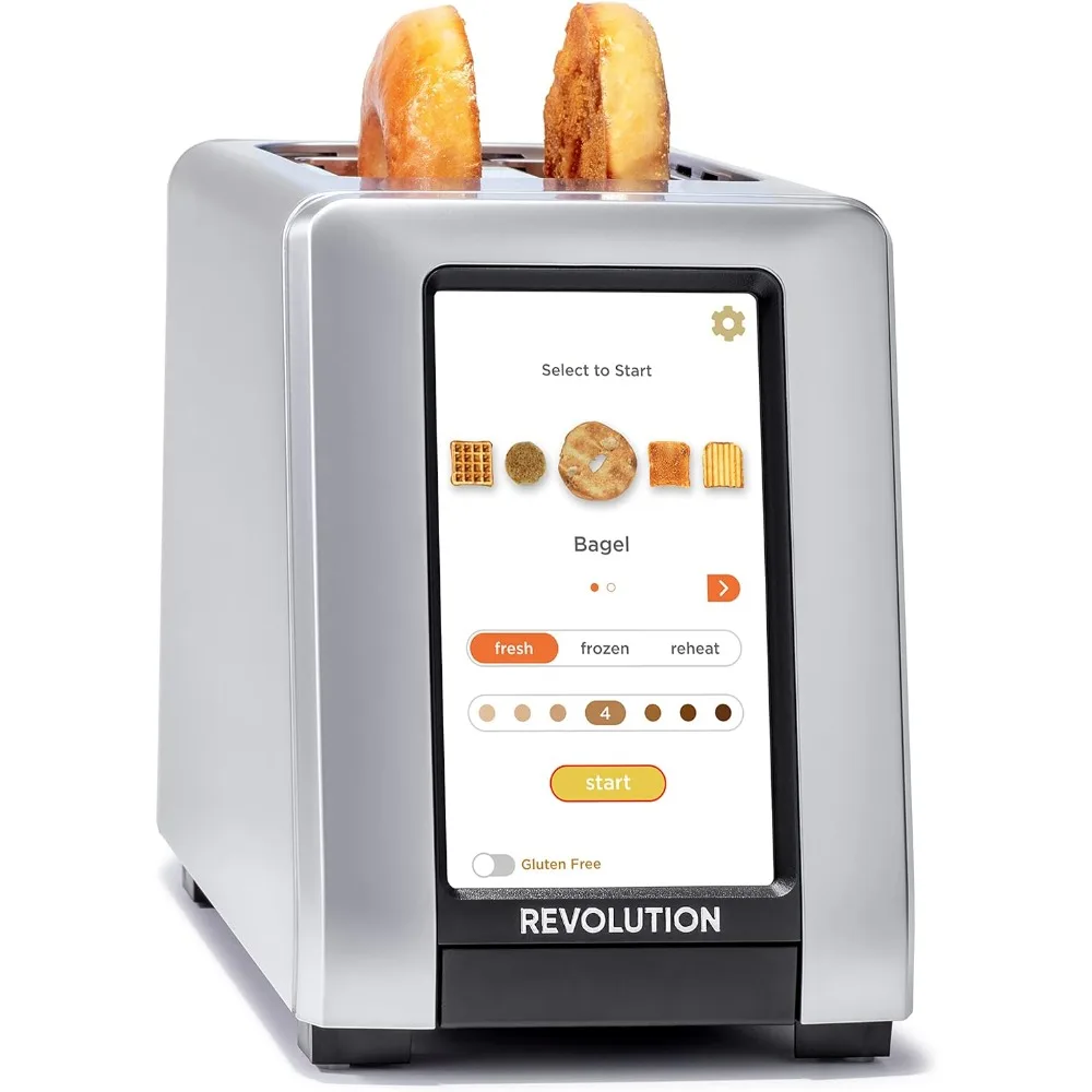 

Revolution R270 High-Speed Touchscreen Toaster, 2-Slice Smart,Patented InstaGLO Technology & Gluten-Free, Panini &16 Bread Modes