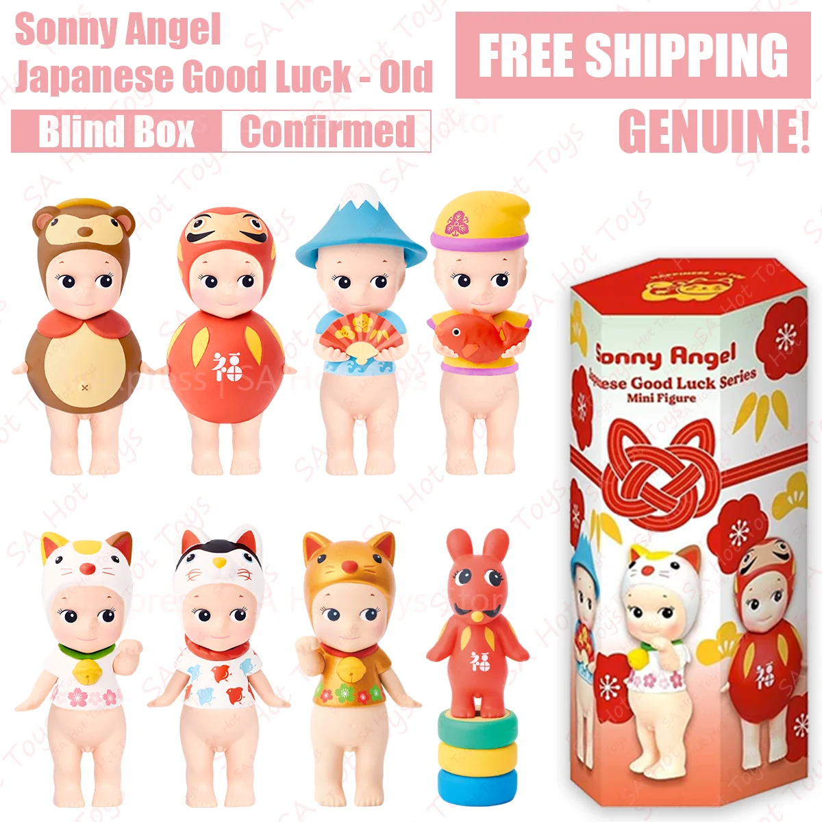 

Sonny Angel Japanese Good Luck Blind Box Confirmed style Genuine telephone Screen Decoration Birthday Gift Mysterious Surprise