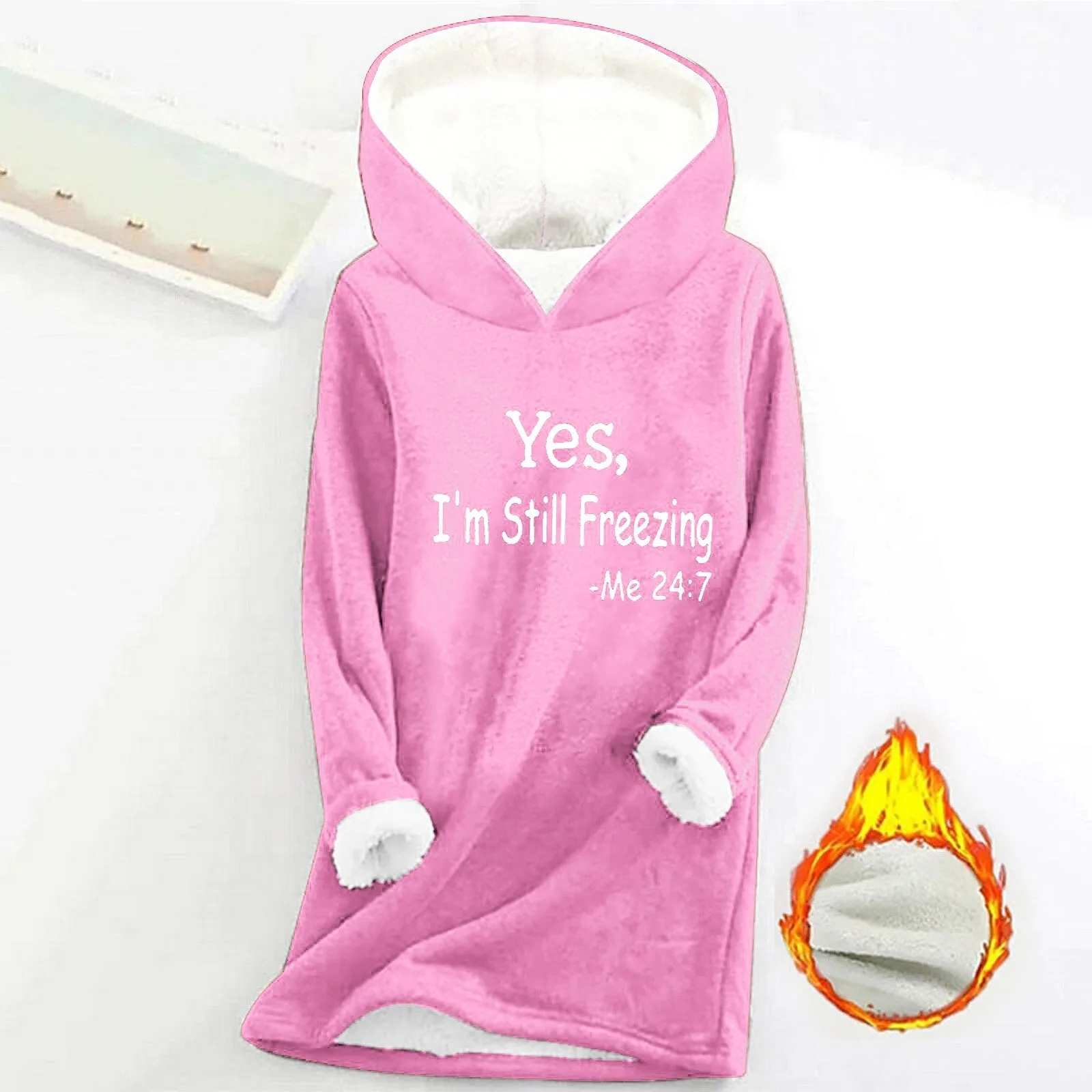 Women Winter Casual Sports Warm Velvet Thickened Top Warm Long Sleeved Oversize Running Fairycore Cropped Tops
Women Winter Casual Sports Warm Velvet Thickened Top Warm Long Sleeved Oversize Running Fairycore Cropped Tops