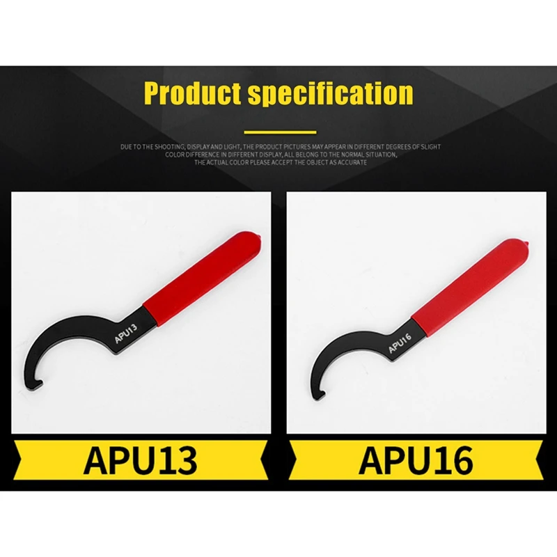 2 PCS APU Mechanical Hook Wrench Multi-Specification Electrophoresis Black Wrench APU13-APU16 Hand Tools
2 PCS APU Mechanical Hook Wrench Multi-Specification Electrophoresis Black Wrench APU13-APU16 Hand Tools