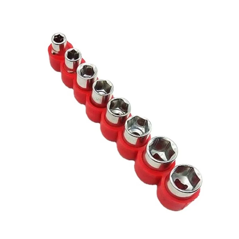 8pc 1/4 Inch Drive Hex Bit Socket Set Socket Wrench Adapter Wrench Hexagon Head Socket Repair Hand Tool 5/6/7/8/9/10/11/12mm
8pc 1/4 Inch Drive Hex Bit Socket Set Socket Wrench Adapter Wrench Hexagon Head Socket Repair Hand Tool 5/6/7/8/9/10/11/12mm