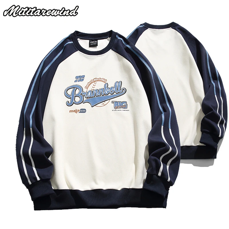 Japanese Style Couple Sweatshirts Contrast Color Long Sleeve Round Neck Pullover Hoodies Men Casual Loose Hip Hop Streetwear
Japanese Style Couple Sweatshirts Contrast Color Long Sleeve Round Neck Pullover Hoodies Men Casual Loose Hip Hop Streetwear