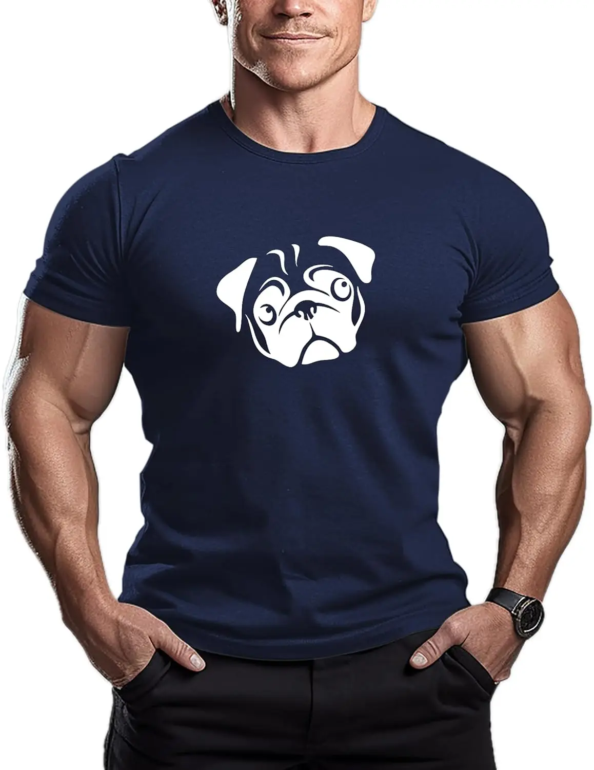 Мужская футболка для бодибилдинга Pugs are The Best Pets-топ для тренировок в тренажерном зале, модная повседневная футболка
Мужская футболка для бодибилдинга Pugs are The Best Pets-топ для тренировок в тренажерном зале, модная повседневная футболка