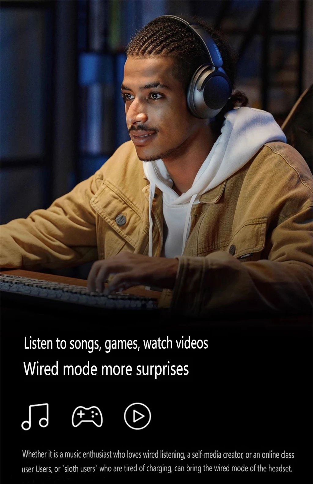 Wireless Bluetooth Active Noise Cancelling Headphones 1MORE Sonoflow HC905, Hi-Res LDAC 70H Battery, Connect 2 Devices, 5 Mic Wireless Bluetooth Active Noise Cancelling Headphones 1MORE Sonoflow HC905, Hi-Res LDAC 70H Battery, Connect 2 Devices, 5 Mic