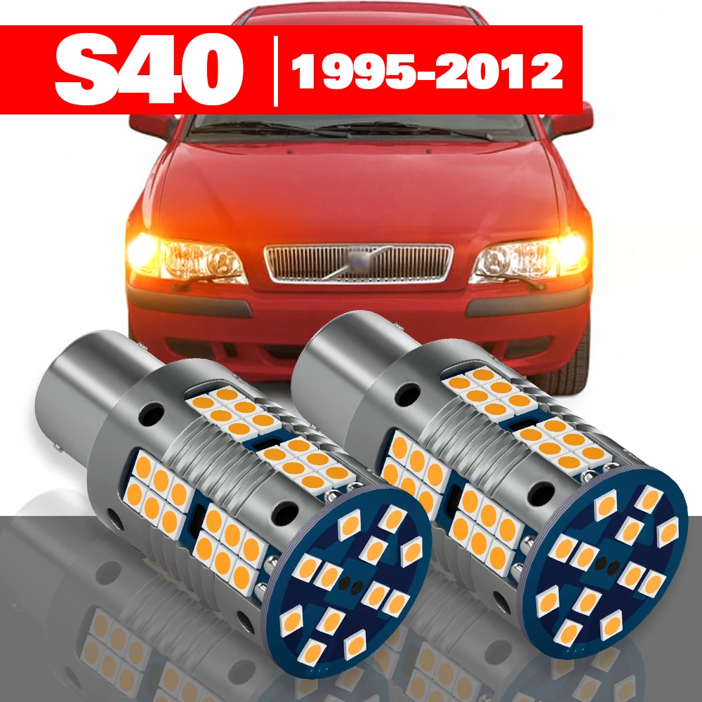 

For Volvo S40 1995-2012 2pcs LED Turn Signal Light Accessories 2000 2001 2002 2003 2004 2005 2006 2007 2008 2009 2010 2011